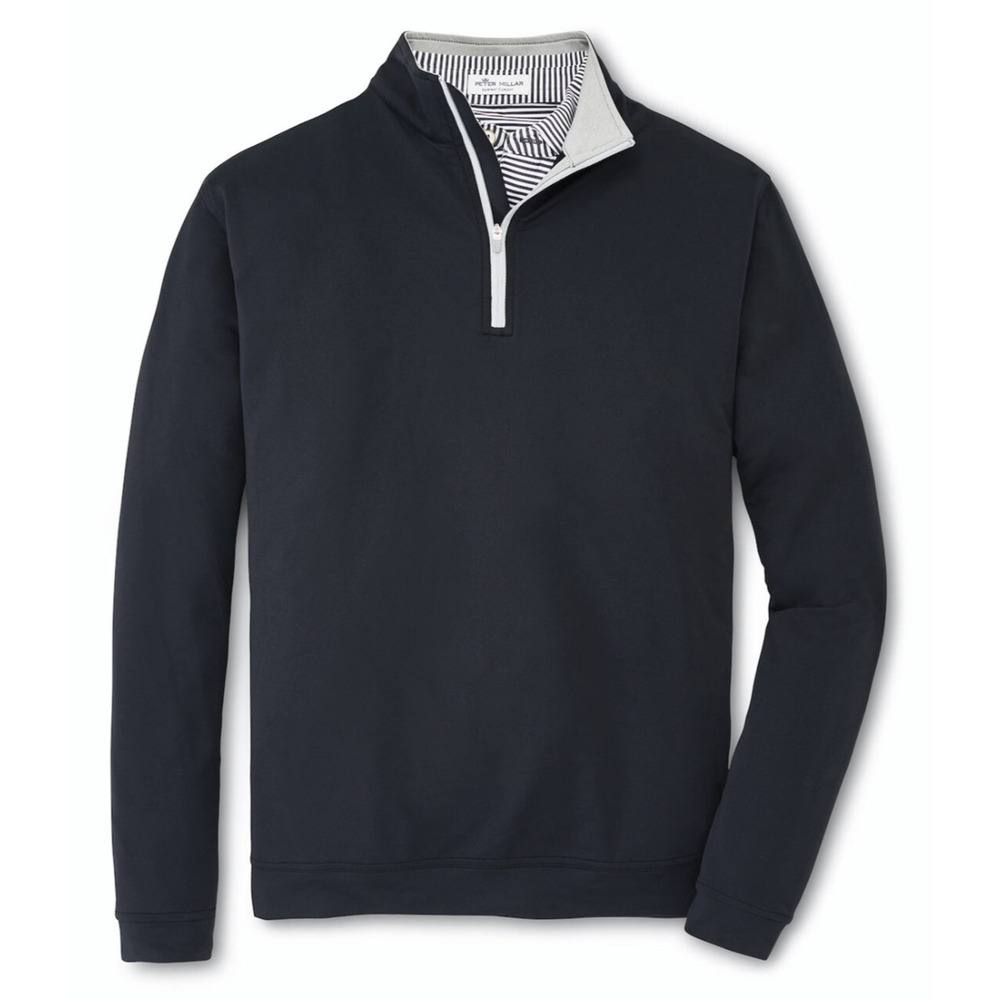 Peter Millar Men's Perth Stretch Loop Terry Quarter Zip Size XL *Company Logo - Picture 11 of 12